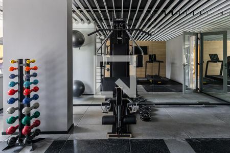 Studio à venda com 32m², 1 quarto e sem vaga Studio à venda com 32m², 1 quarto e sem vagaAcademia