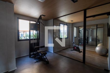 Apartamento para alugar com 33m², 1 quarto e sem vaga Apartamento para alugar com 33m², 1 quarto e sem vagaÁrea comum - Academia