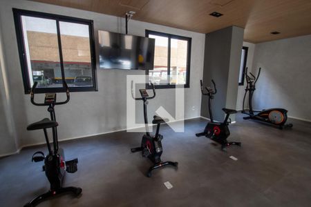 Apartamento para alugar com 33m², 1 quarto e sem vaga Apartamento para alugar com 33m², 1 quarto e sem vagaÁrea comum - Academia