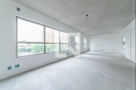 Sala - Quarto de apartamento à venda com 1 quarto, 74m² em Panamby, São Paulo
