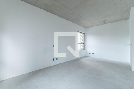 Sala - Quarto de apartamento à venda com 1 quarto, 74m² em Panamby, São Paulo