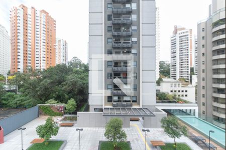 Sala - Quarto - Vista de apartamento à venda com 1 quarto, 74m² em Panamby, São Paulo