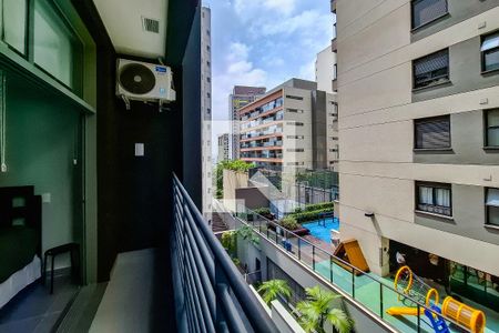 Varanda  de apartamento para alugar com 1 quarto, 25m² em Vila Mariana, São Paulo