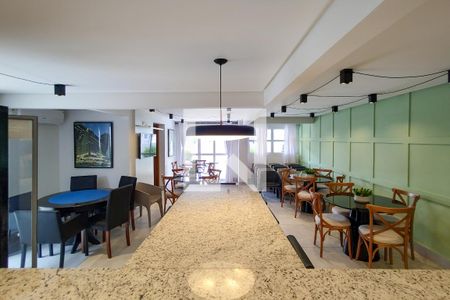 Apartamento para alugar com 42m², 1 quarto e 1 vaga Apartamento para alugar com 42m², 1 quarto e 1 vagaÁrea comum - Salão de festas