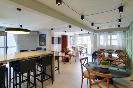 Apartamento para alugar com 42m², 1 quarto e 1 vaga Apartamento para alugar com 42m², 1 quarto e 1 vagaÁrea comum - Salão de festas