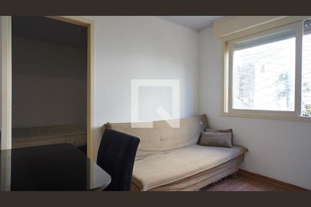 Sala de apartamento à venda com 1 quarto, 40m² em Petrópolis, Porto Alegre