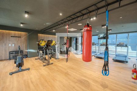 Studio para alugar com 22m², 1 quarto e sem vaga Studio para alugar com 22m², 1 quarto e sem vagaÁrea comum - Academia