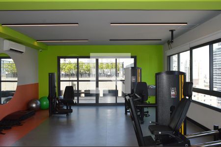 Apartamento para alugar com 32m², 1 quarto e sem vagaAcademia