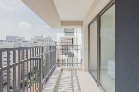 Studio à venda com 26m², 1 quarto e sem vagaVaranda