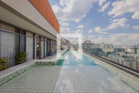 Studio à venda com 26m², 1 quarto e sem vagaPiscina