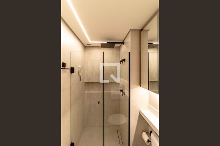 Studio à venda com 28m², 1 quarto e sem vaga Studio à venda com 28m², 1 quarto e sem vagaBanheiro Studio