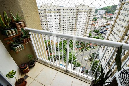 Varanda da Sala de apartamento para alugar com 2 quartos, 51m² em Del Castilho, Rio de Janeiro
