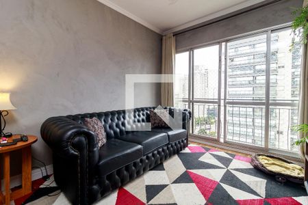 Sala de apartamento à venda com 3 quartos, 83m² em Chácara Santo Antônio (zona Sul), São Paulo
