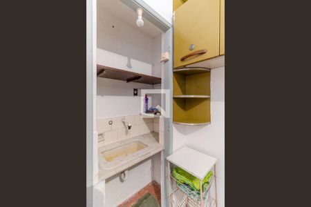 Cozinha de kitnet/studio para alugar com 1 quarto, 32m² em Santa Ifigênia, São Paulo