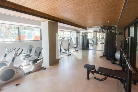 Apartamento para alugar com 33m², 1 quarto e sem vaga Apartamento para alugar com 33m², 1 quarto e sem vagaAcademia