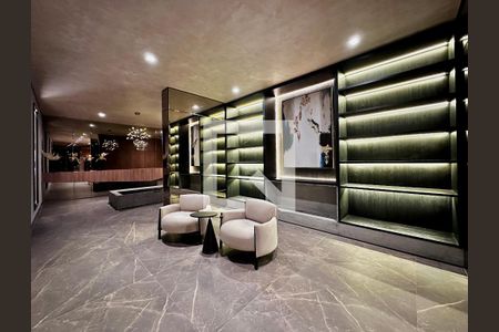 Apartamento à venda com 137m², 3 quartos e 2 vagas Apartamento à venda com 137m², 3 quartos e 2 vagasHall Social Bloco