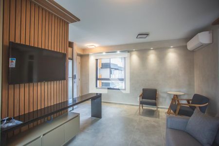 Sala de Estar de apartamento à venda com 2 quartos, 66m² em Vila Clementino, São Paulo