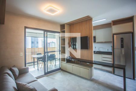 Sala de Estar de apartamento à venda com 2 quartos, 66m² em Vila Clementino, São Paulo
