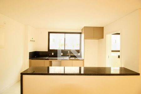 Cozinha de apartamento à venda com 3 quartos, 107m² em Funcionários, Belo Horizonte