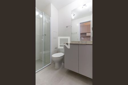 Studio para alugar com 27m², 1 quarto e sem vaga Studio para alugar com 27m², 1 quarto e sem vagaBanheiro