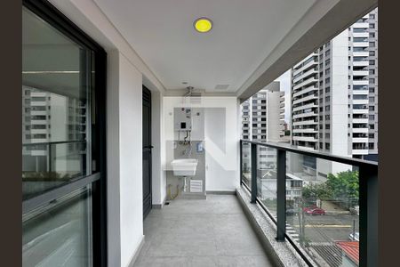 Sacada de apartamento para alugar com 1 quarto, 40m² em Brooklin, São Paulo