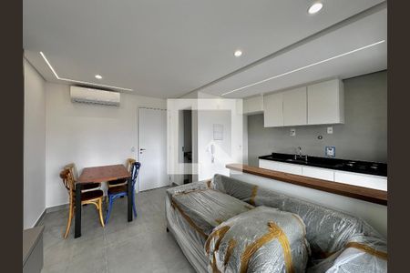 Sala de apartamento para alugar com 1 quarto, 40m² em Brooklin, São Paulo
