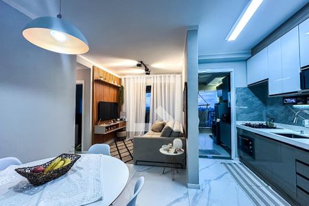 Sala de apartamento para alugar com 2 quartos, 59m² em Pari, São Paulo