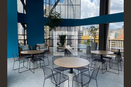 Studio para alugar com 22m², 1 quarto e sem vaga Studio para alugar com 22m², 1 quarto e sem vagaÁrea comum - Churrasqueira