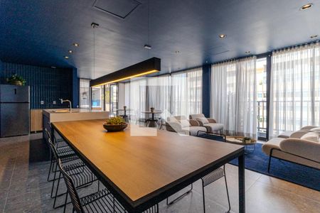 Studio à venda com 32m², 1 quarto e 1 vagaSalão de Festas