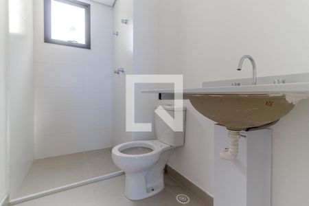 Banheiro de kitnet/studio à venda com 1 quarto, 32m² em Vila Buarque, São Paulo