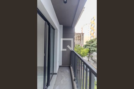 Varanda de kitnet/studio à venda com 1 quarto, 32m² em Vila Buarque, São Paulo