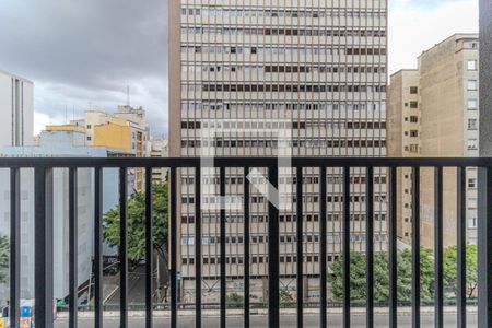 Varanda de kitnet/studio para alugar com 1 quarto, 22m² em Vila Buarque, São Paulo