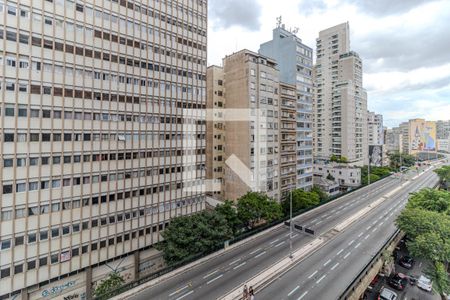 Vista de kitnet/studio para alugar com 1 quarto, 22m² em Vila Buarque, São Paulo
