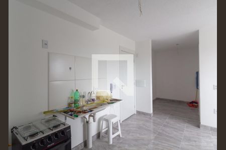 Sala/Cozinha de apartamento à venda com 1 quarto, 35m² em Vila Norma, São Paulo