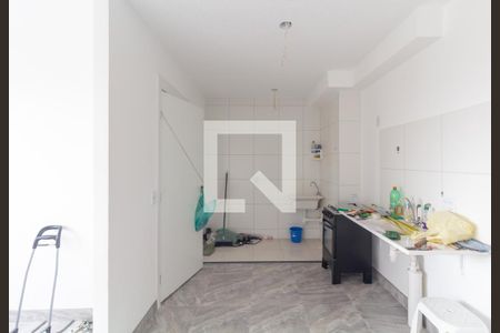 Sala/Cozinha de apartamento à venda com 1 quarto, 35m² em Vila Norma, São Paulo