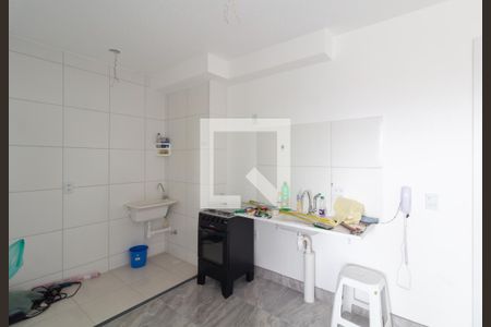 Sala/Cozinha de apartamento à venda com 1 quarto, 35m² em Vila Norma, São Paulo