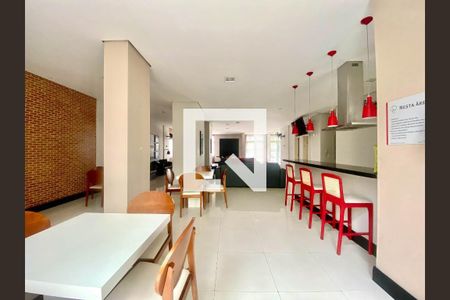 Apartamento para alugar com 40m², 1 quarto e 1 vaga Apartamento para alugar com 40m², 1 quarto e 1 vagaÁrea comum - Salão de festas