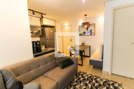 Sala de apartamento para alugar com 1 quarto, 40m² em Brás, São Paulo