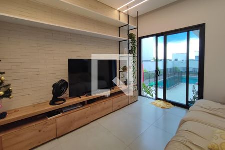 Sala de Estar de casa de condomínio à venda com 3 quartos, 290m² em Swiss Park, Campinas