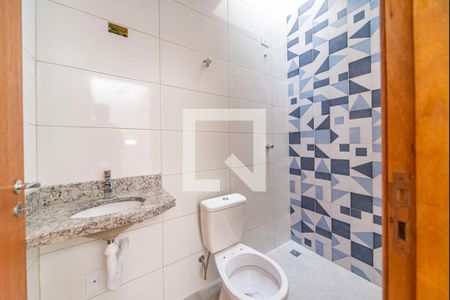 Casa de condomínio à venda com 89m², 2 quartos e 1 vagaBanheiro do Quarto 1