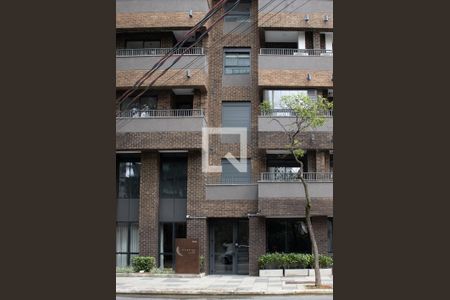 Studio para alugar com 28m², 1 quarto e sem vaga Studio para alugar com 28m², 1 quarto e sem vagaFachada do bloco