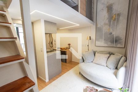 Sala de apartamento à venda com 1 quarto, 26m² em Vila Mariana, São Paulo