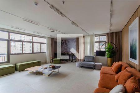 Studio para alugar com 21m², 1 quarto e sem vaga Studio para alugar com 21m², 1 quarto e sem vagaÁrea comum - Espaço Gourmet