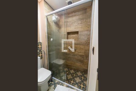 Studio à venda com 28m², 1 quarto e sem vaga Studio à venda com 28m², 1 quarto e sem vagaBanheiro Detalhe