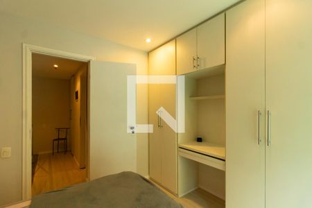 Detalhe do quarto  de apartamento à venda com 1 quarto, 58m² em Lagoa, Rio de Janeiro