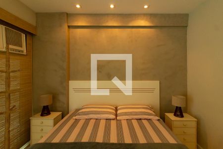 Detalhe do quarto  de apartamento à venda com 1 quarto, 58m² em Lagoa, Rio de Janeiro