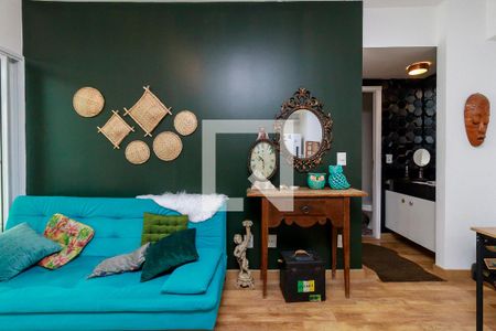 Sala de apartamento para alugar com 1 quarto, 47m² em Campo Belo, São Paulo