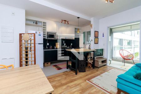 Sala de apartamento para alugar com 1 quarto, 47m² em Campo Belo, São Paulo