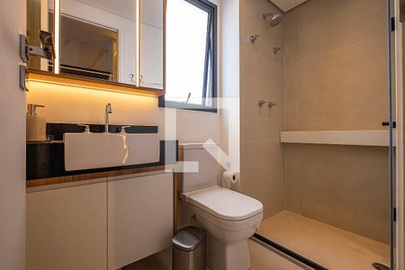 Banheiro de kitnet/studio à venda com 1 quarto, 25m² em Vila Mariana, São Paulo