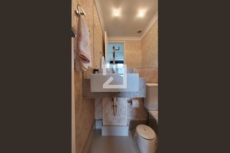 Lavabo de apartamento à venda com 3 quartos, 124m² em Campestre, Santo André